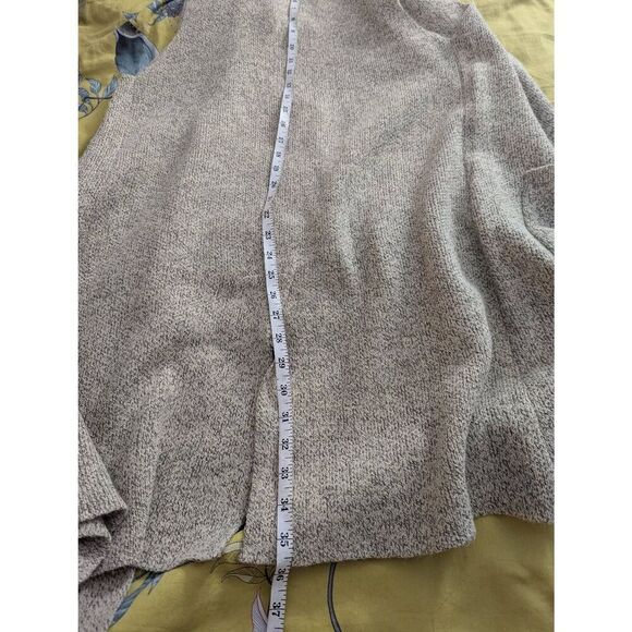 Monteau Women’s Medium Cream Cozy Soft Knit Sweater Vest Pockets - Picture 3 of 6